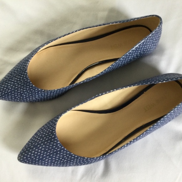 Nine West flats blue size 11 - Picture 3 of 6